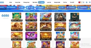 Ấn vào biểu tượng để lựa chọn game yêu thích