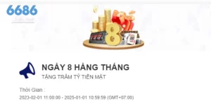 Khuyến mãi ngày 8 mỗi tháng thu hút nhiều hội viên tham gia